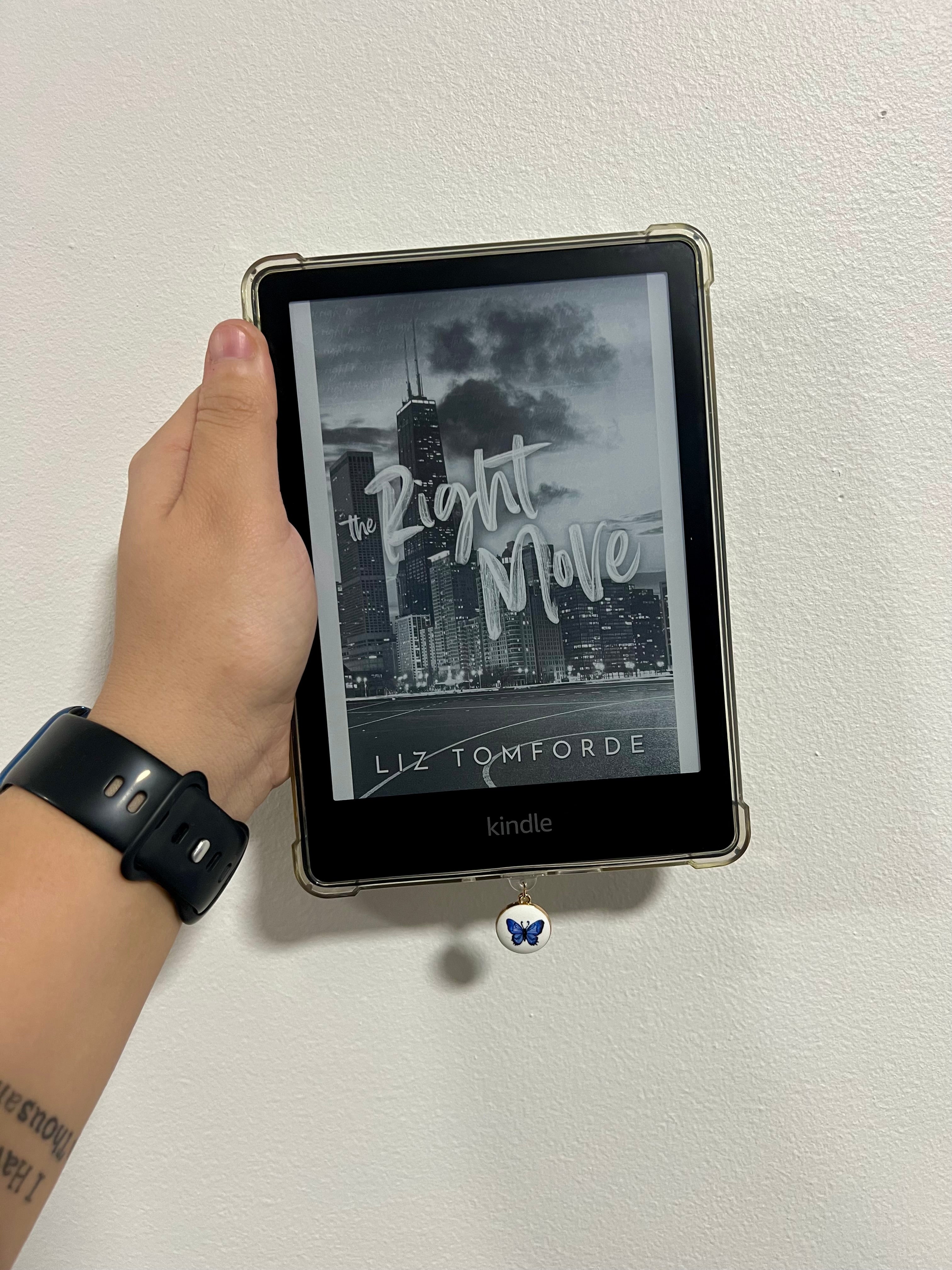 Porcelain Butterfly Kindle Charm