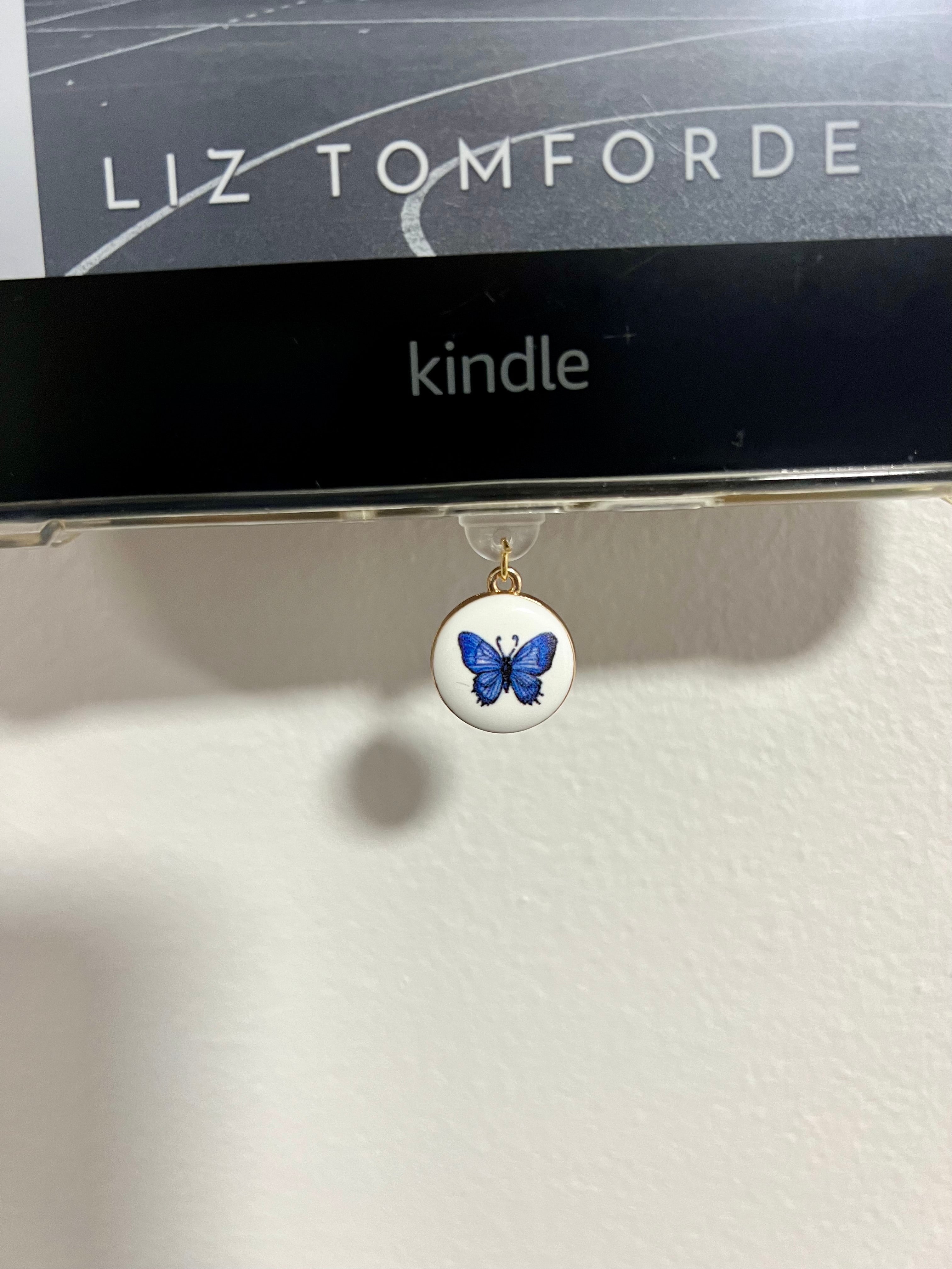 Porcelain Butterfly Kindle Charm
