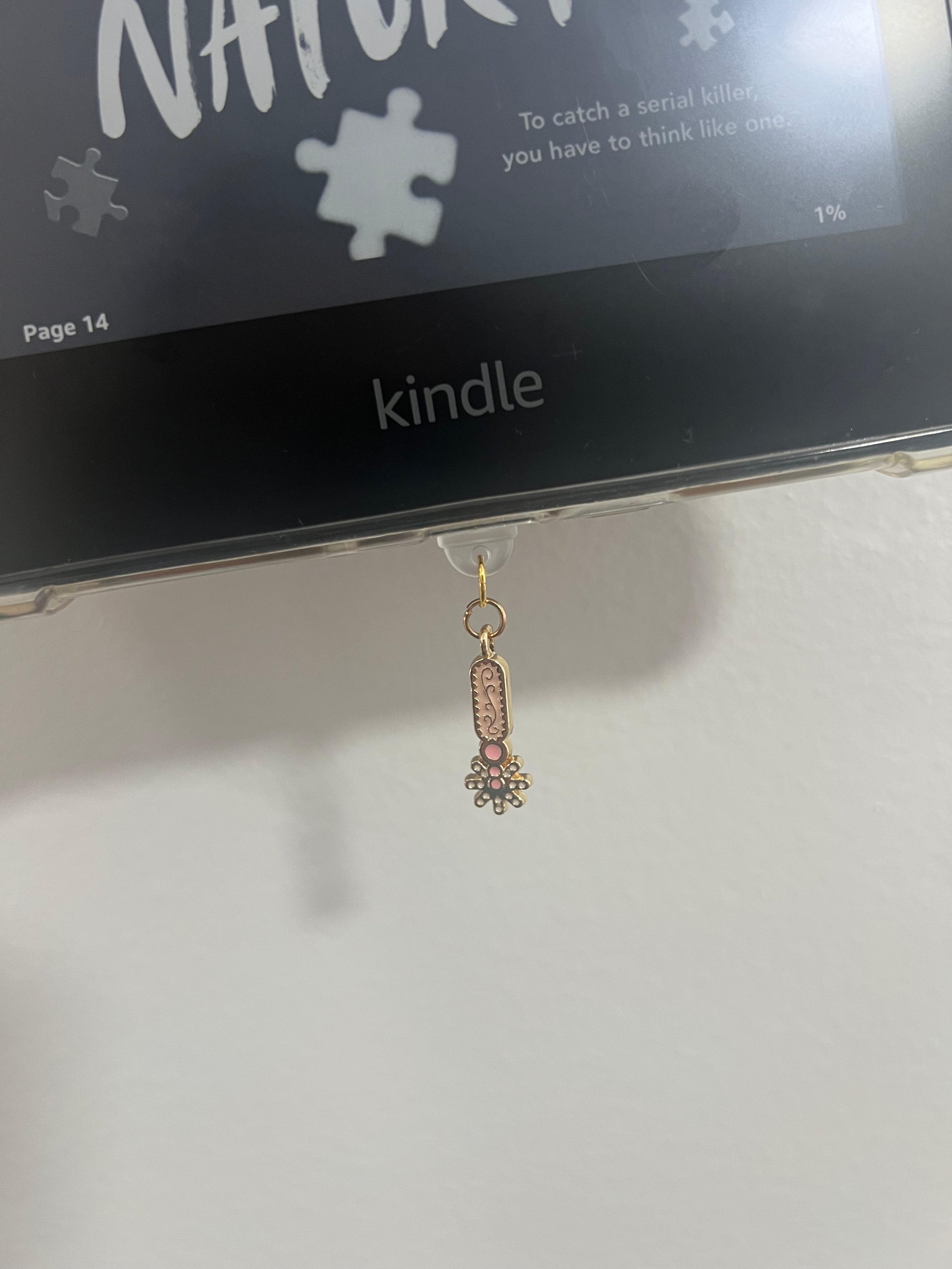 Cowboy Spur Kindle Charm