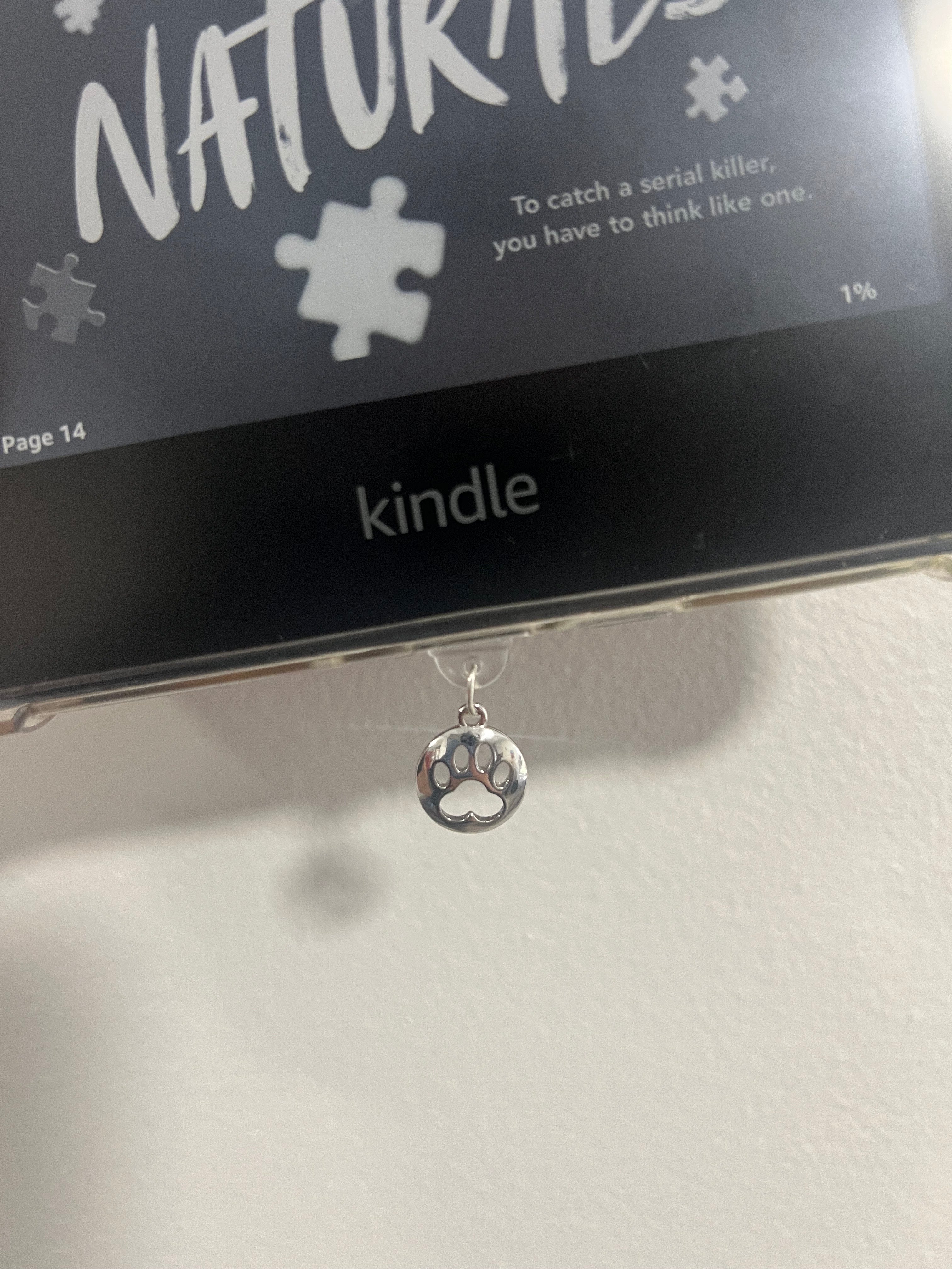 Paw Kindle Charm